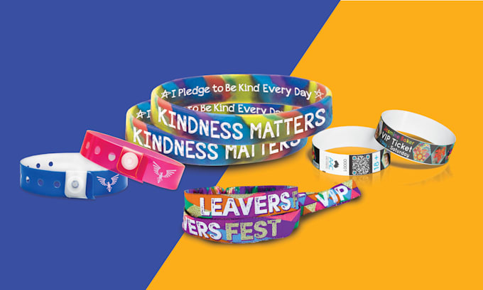 design your wristband and proof templates