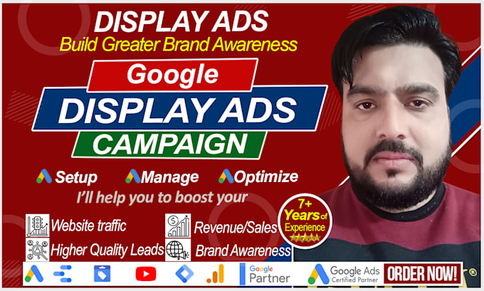 setup and manage google display ads campaign for brand reach