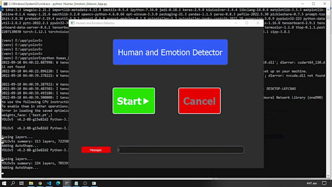 develop desktop applications for machine learning tasks
