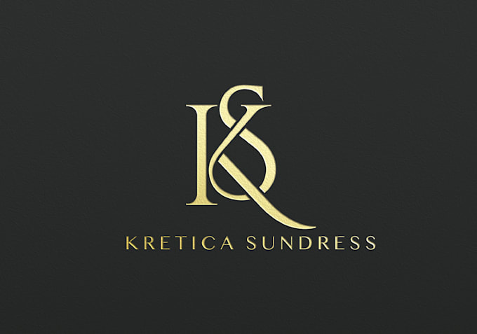 do minimalist monogram and initial letters clothing brand logo design