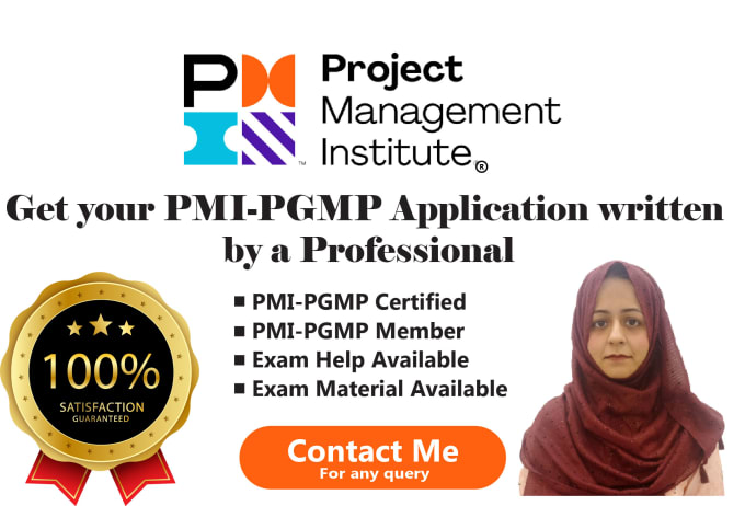 Get your pgmp application approved by Rijanoor Fiverr