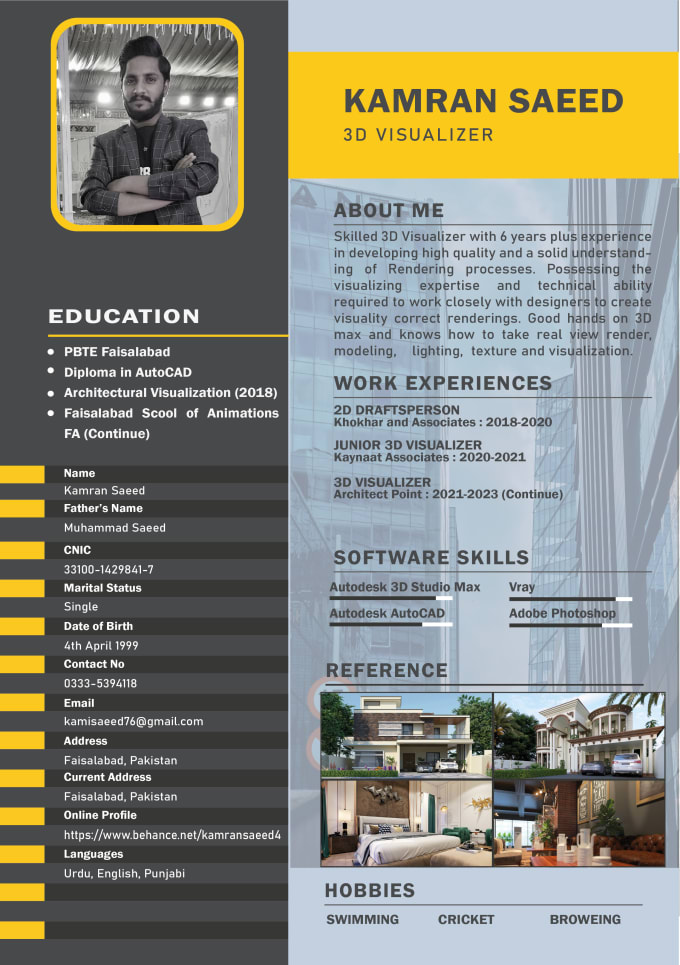 Unlock your potential by premium cv design solutions by Hameedullah_637 ...