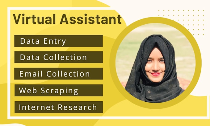 be your virtual assistant for data entry, typing, copy paste and web research