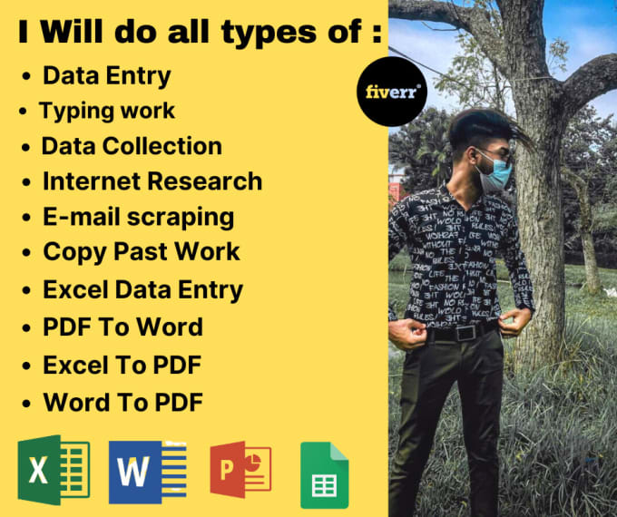 Do Data Entry Typing Work Convert Pdf To Word Copy Paste By Freelancelgohin Fiverr 5062