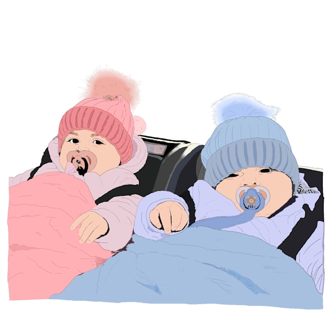 create digital illustrations for you