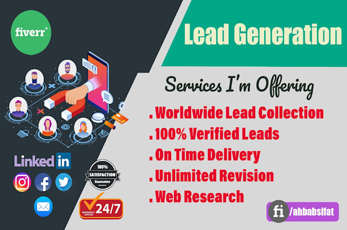 Do targeted b2b lead generation for any industry by Ahbabsifat | Fiverr