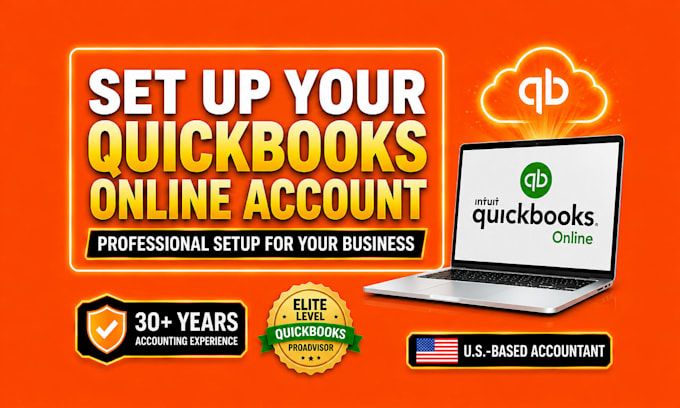professionally set up quickbooks online accounts