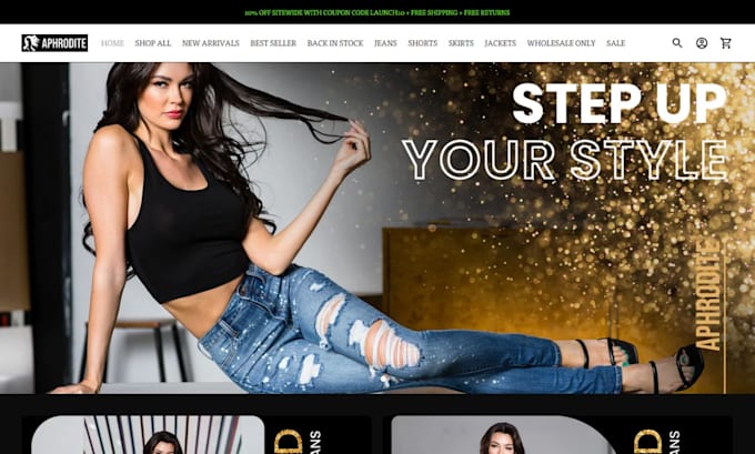 clothing shopify store, luxury, fashion, streetwear website
