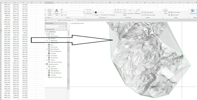 Create contour lines from your excel topographic point files by ...