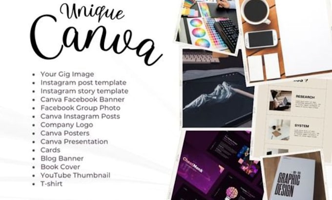 create design using canva cover, logo, flayer, t shirt etc