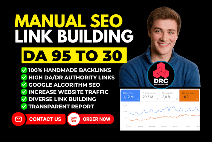 do manual high authority backlinks for website SEO