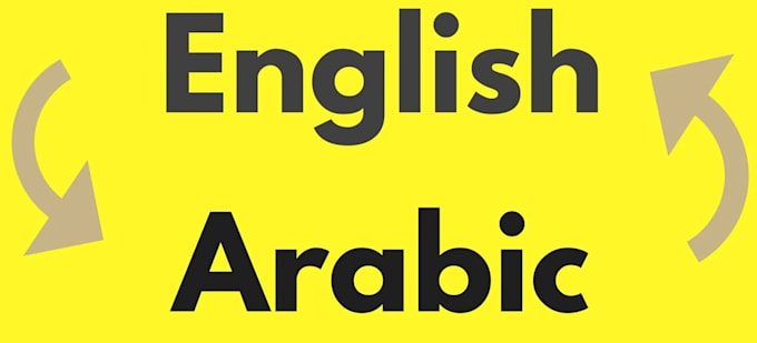 Translate from english to arabic and from arabic to english by Moh ...