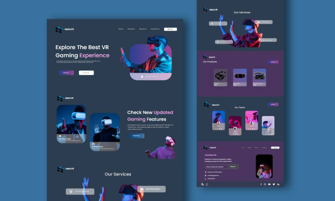 Do website ui design, dashboard, mobile app ui ux design by ...