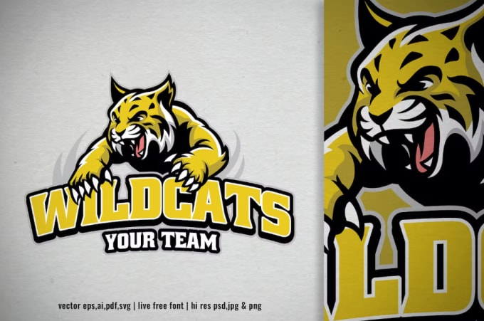 Design super fantastic wildcats logo in very short time by Juanita