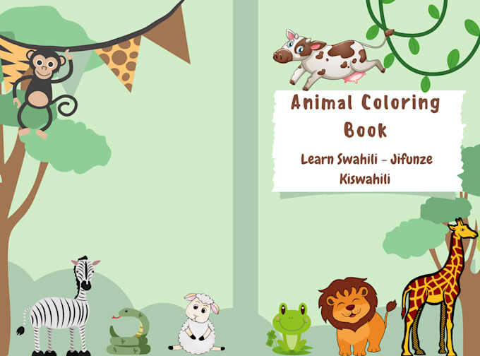 Send printable kids coloring pages by Jijies | Fiverr