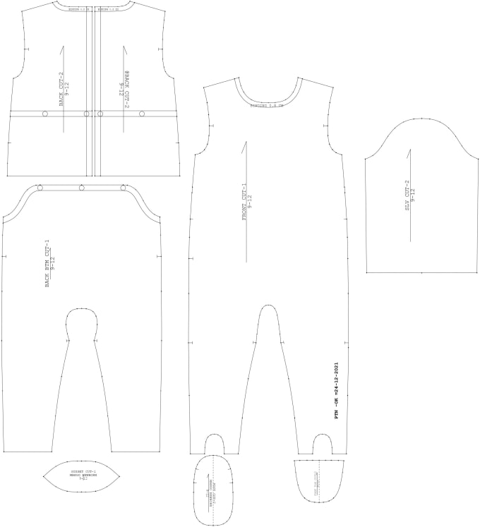 Make 2d 3d sewing pattern for accurate your fitting by Arifulsafad | Fiverr