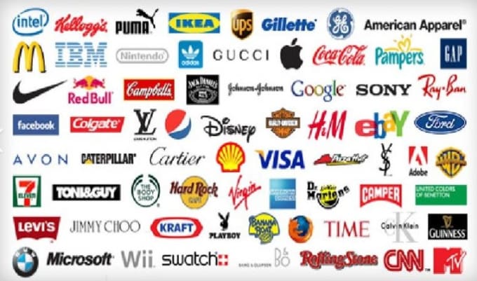 Make logo of all brands and also a big graphic designer by