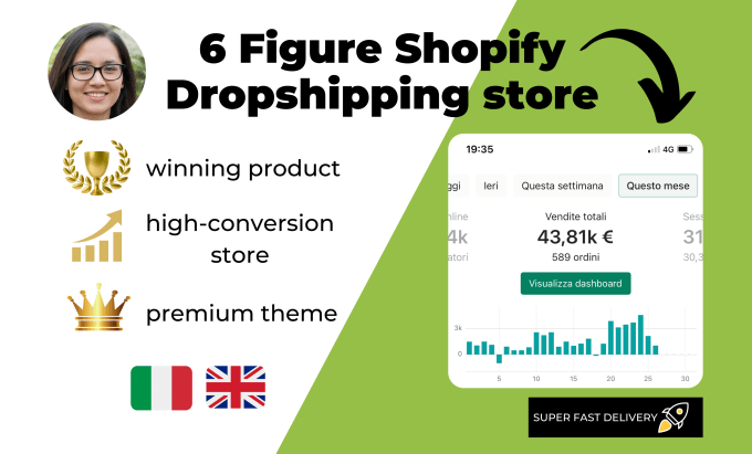 Hot Review! I will create a dropshipping shopify store ready to be launched