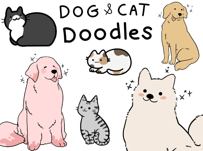 make a dog or cat doodle