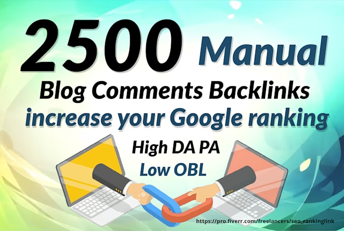 make manually blog comments SEO backlinks