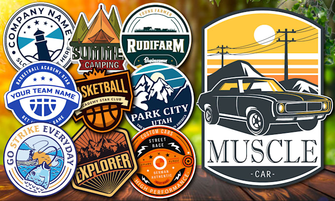 design sticker, business logo or any graphic designs