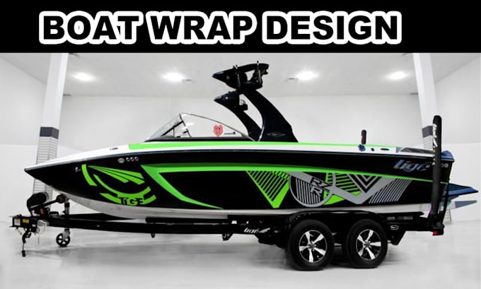 create professional vehicle wrap design, boat wrap, car wrap, van wrap