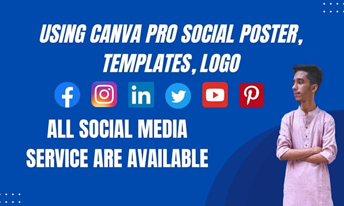 Make any design and logo using canva pro by Seyam379 | Fiverr