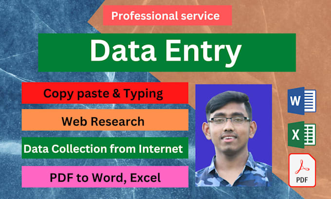 do professional data entry and typing job