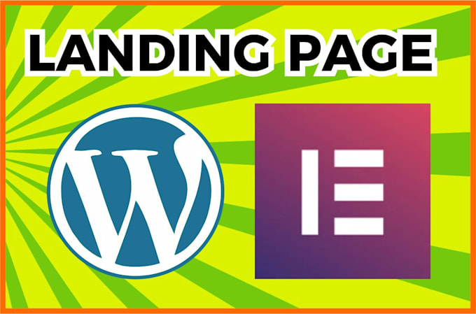 create modern landing page design