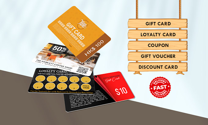 do gift card,  loyalty card, coupon, voucher, discount card