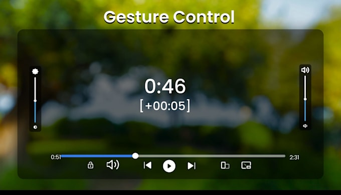 create professional video player app design