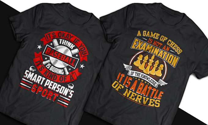 do custom trendy typography tshirt design