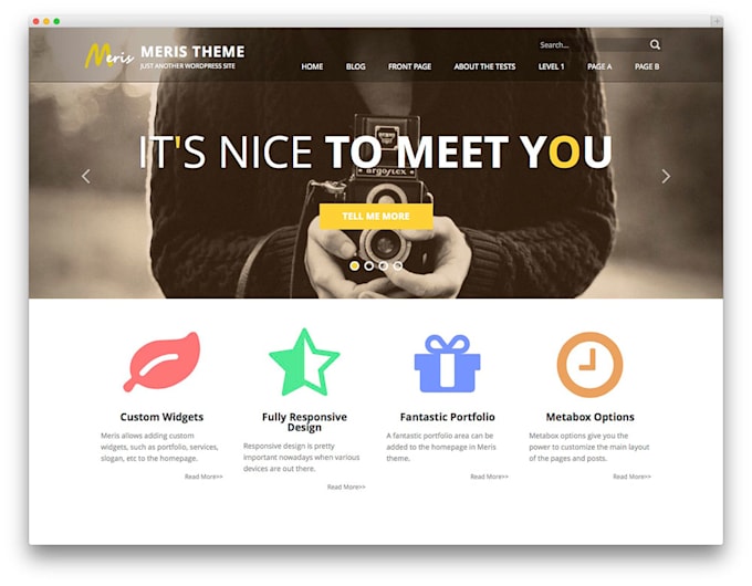 design modern and responsive website
