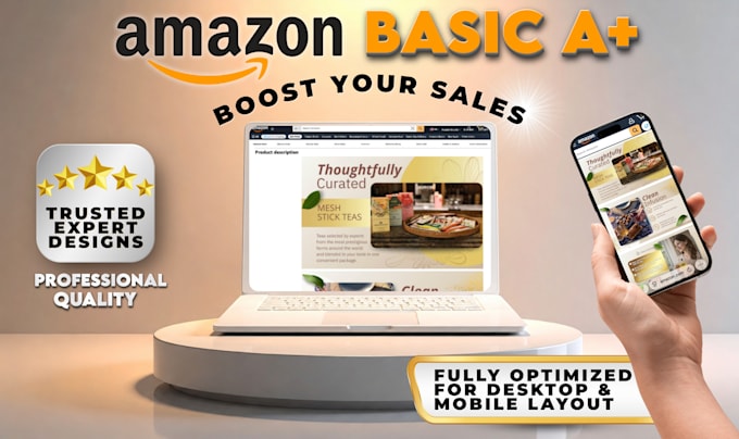 design amazon basic enhanced brand content a plus layout