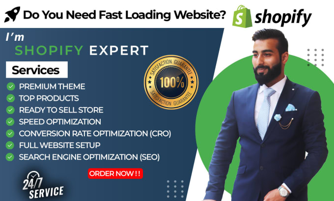 create profitable shopify website or shopify store design