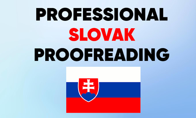 manually proofread and edit texts in slovak