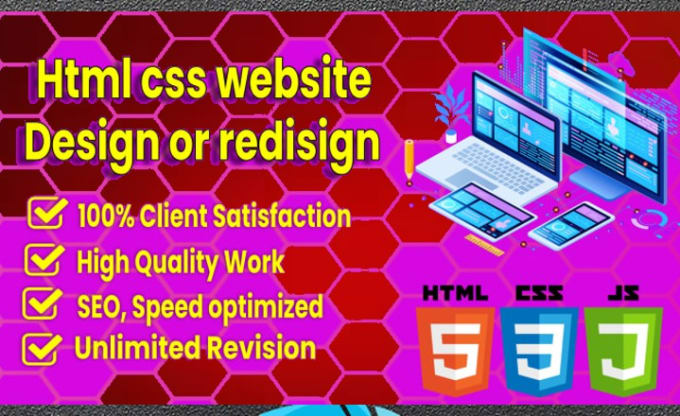 Create responsive website using html css and javascript by ...