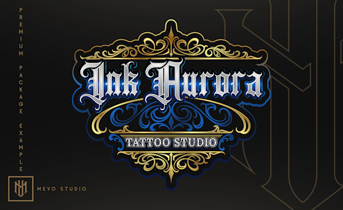 Design di logo con lettering vintage retrò per la tua attività