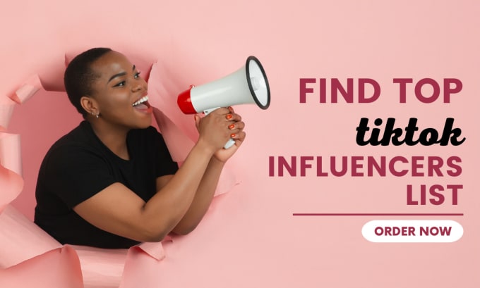 Find top tiktok influencer list for tik tok influencer marketing for