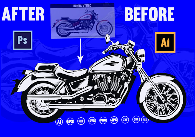 do convert drawing, sketch, and logo images to digital vector art