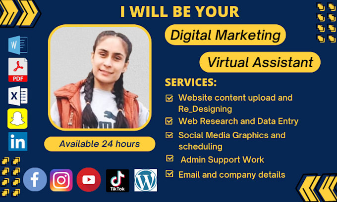be your personal digital marketing virtual assistant