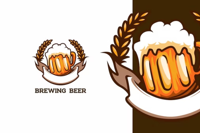Design super fantastic beer logo in very short time by Twila hand Fiverr