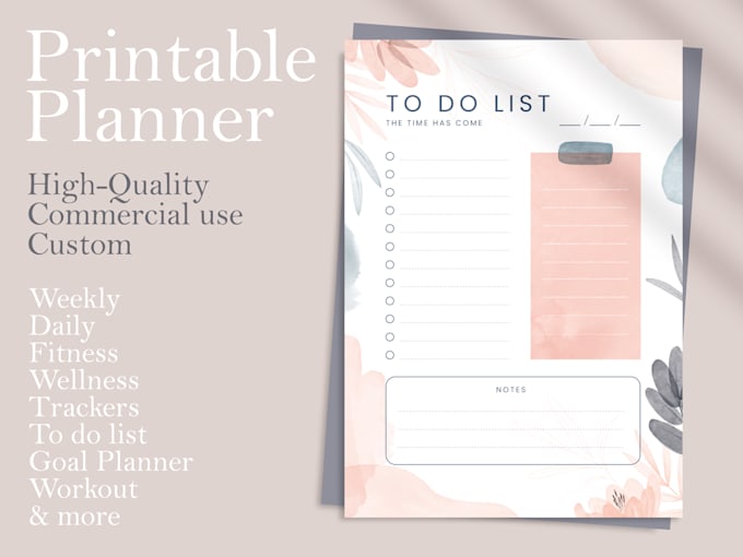 Design the best printable planners, journals or calendar by Analbu | Fiverr