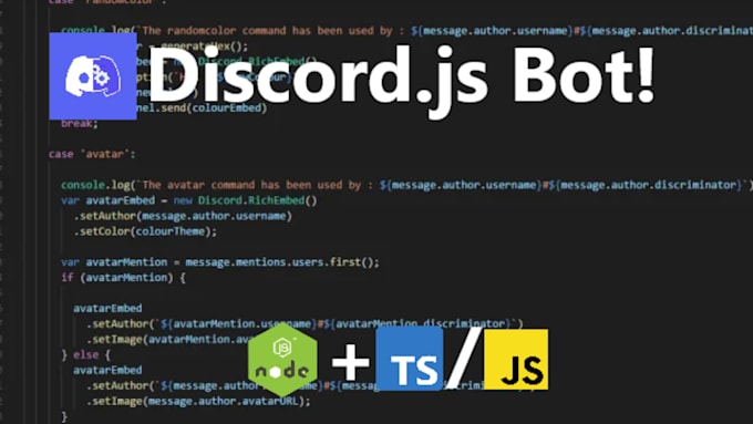 Make a discord bot for you by Azeprogrammer | Fiverr