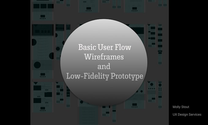 create wireframes and low fidelity mock ups
