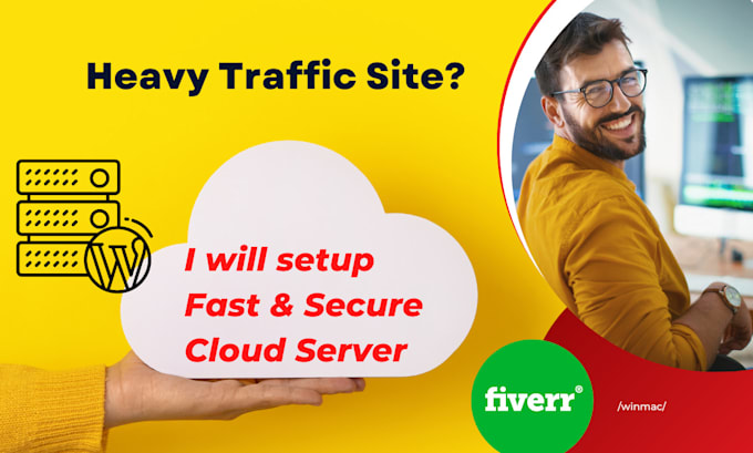 backup, migrate, fix server issues of any cloud server of heavy traffic site