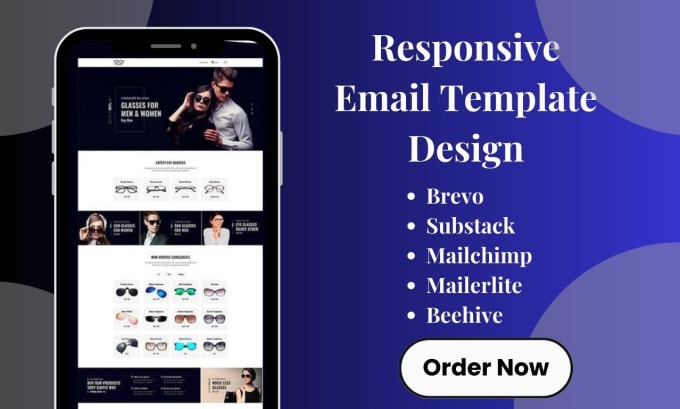 Design email templates on mailchimp mailerlite octopus getresponse