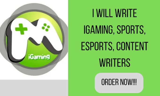 write articles on igaming, sports, esports, content writers
