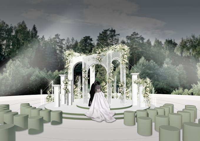 make a sketch and design for the event