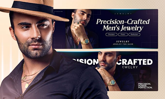 design eye catching web banner, shopify hero banners